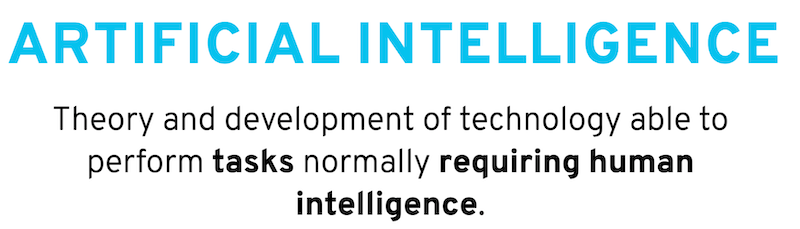 Artificial Intelligence definition