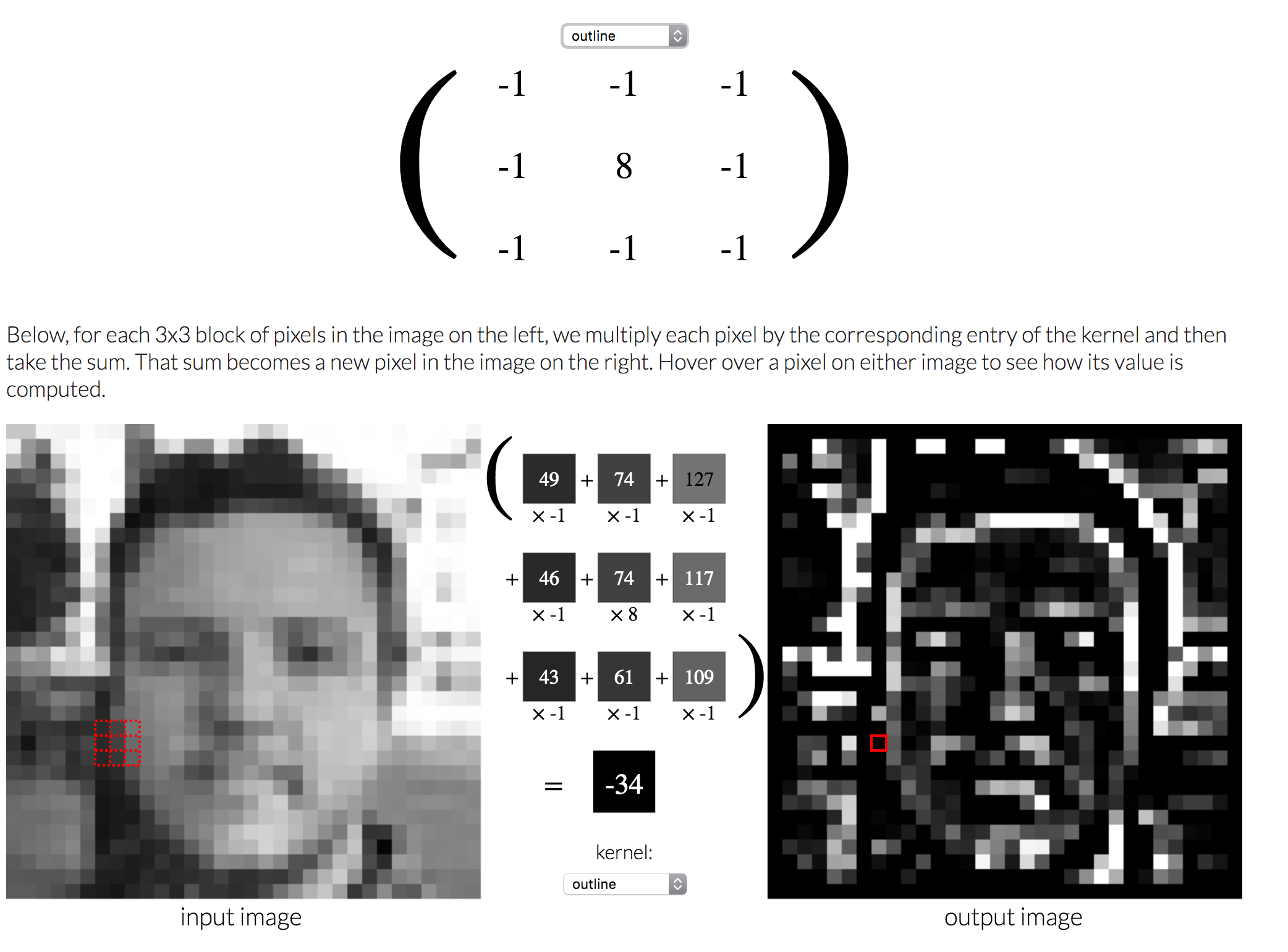 setosa.io - Explained Visually - Image Kernels